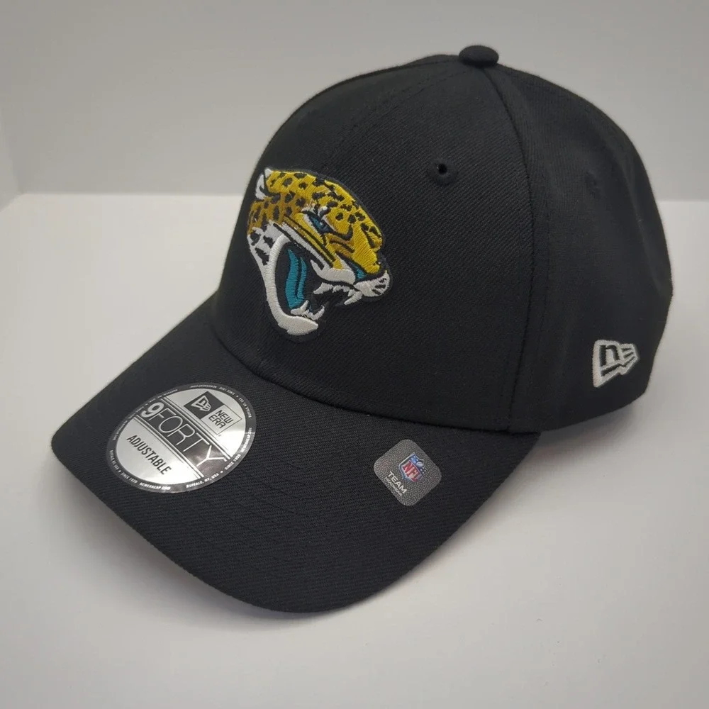 New Era 9FORTY Jacksonville Jaguars Hat Black Adjustable NFL Baseball Cap OSFA